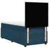 vidaXL Cama box spring con colch&oacute;n terciopelo azul 90x190 cm