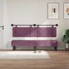 vidaXL Cabecera Colgante Morado 190 x 55 x 5 cm Terciopelo