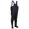 vidaXL Vadeador de pecho con botas negro talla 40