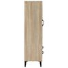 vidaXL Aparador madera contrachapada color roble Sonoma 70x31x115 cm