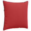 vidaXL Cojines de sof&aacute; 2 pcs Rojo 80 x 80 cm tela