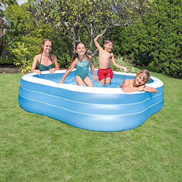 Intex Piscina hinchable Beach Wave 229x229x56 cm 57495NP