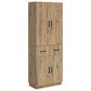 vidaXL Juego de armarios 2 uds. Roble artisan Madera de ingenier&iacute;a