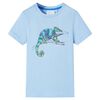 vidaXL Camiseta infantil de manga corta azul claro 104