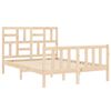vidaXL Estructura de cama sin colchón madera de pino blanca 140x200 cm