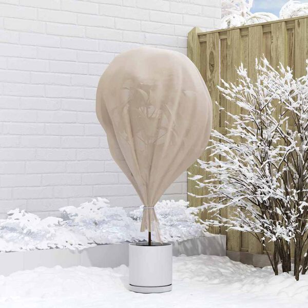 vidaXL Forro de Protecci&oacute;n contra Heladas para Plantas Beige