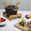 Princess Set de fondue Pure negro 800 W