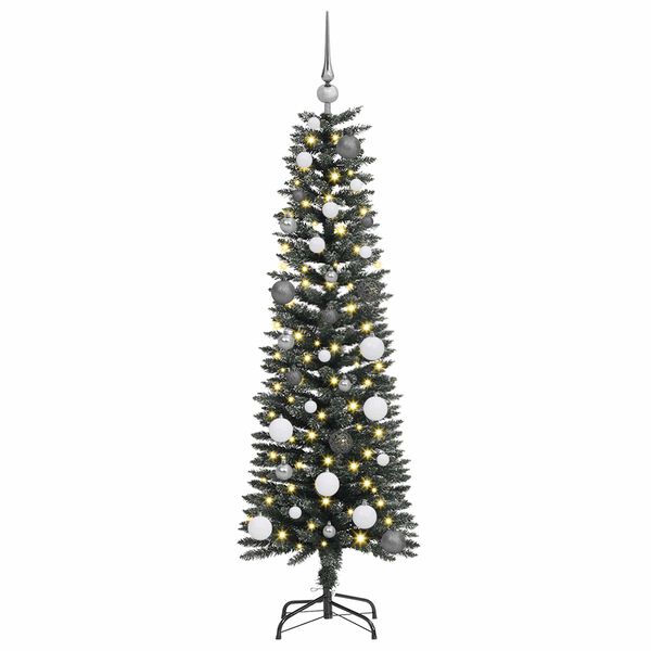 vidaXL &Aacute;rbol de Navidad artificial Verde 150 cm PVC, Pl&aacute;stico y Acero