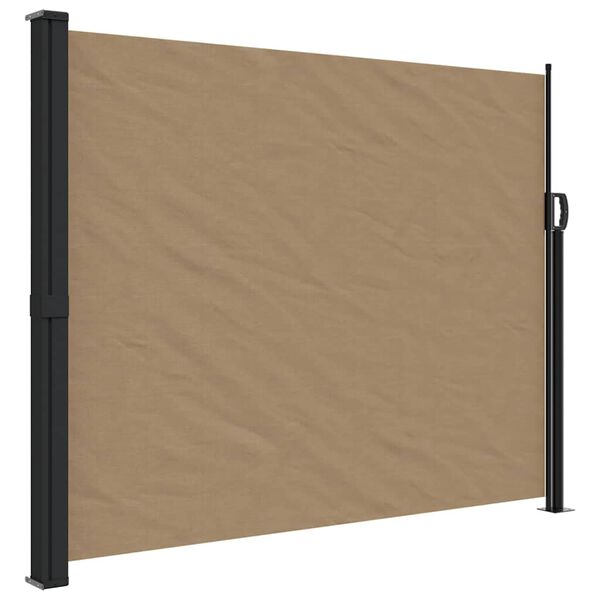 vidaXL Toldo lateral retráctil gris taupe 160x300 cm