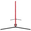 vidaXL Red de tenis Manual Negro y rojo 396 x 92 x 87 cm Poli&eacute;ster