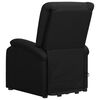 vidaXL Sill&oacute;n de masaje elevable cuero sint&eacute;tico negro