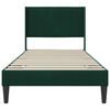 vidaXL Estructura de cama Verde oscuro 80 x 200 cm Terciopelo