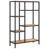 vidaXL Estanter&iacute;a de madera contrachapada y acero 80x30x120 cm