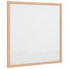 vidaXL Pizarra blanca magn&eacute;tica con marco de madera de pino 40x40 cm