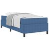 vidaXL Estructura de cama con colch&oacute;n Azul 90 x 200 cm tela