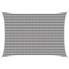 vidaXL Toldo Vela Antracita y Blanco 3 x 6 m HDPE