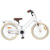 vidaXL Bicicleta Infantil 18 Pulgadas para 5-7 a&ntilde;os Blanco