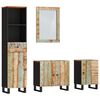 vidaXL Conjunto de muebles de ba&ntilde;o 4 piezas madera maciza reciclada