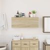 vidaXL Mueble de pared ba&ntilde;o madera ingenier&iacute;a roble sonoma 100x25x40cm