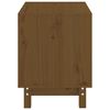 vidaXL Cama para perros madera maciza pino marr&oacute;n miel 50x40x52 cm