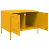vidaXL Mesa de centro acero amarillo mostaza 68x50x50,5 cm