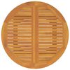 vidaXL Juego de comedor de jardín 3 piezas madera maciza de acacia