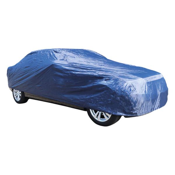 Carpoint Funda de coche poli&eacute;ster S azul 408x146x115cm