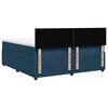 vidaXL Cama box spring con colch&oacute;n terciopelo azul 180x200 cm
