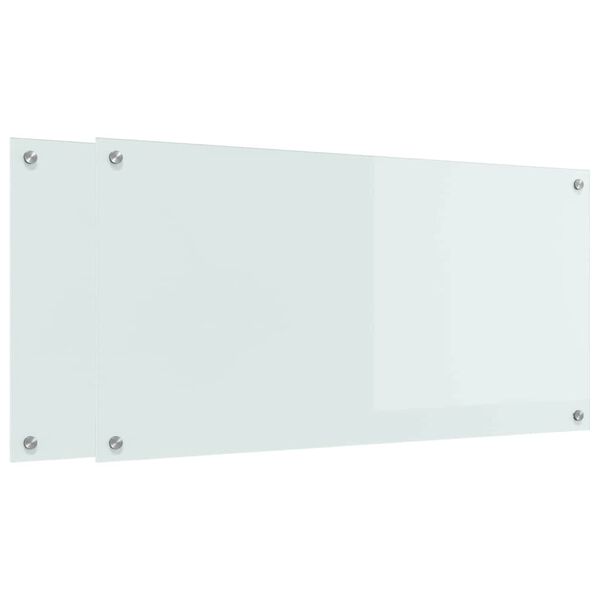 vidaXL Salpicadero de cocina 100 x 50 cm vidrio templado