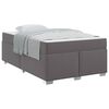 vidaXL Estructura de cama con colch&oacute;n Gris 120 x 190 cm tela