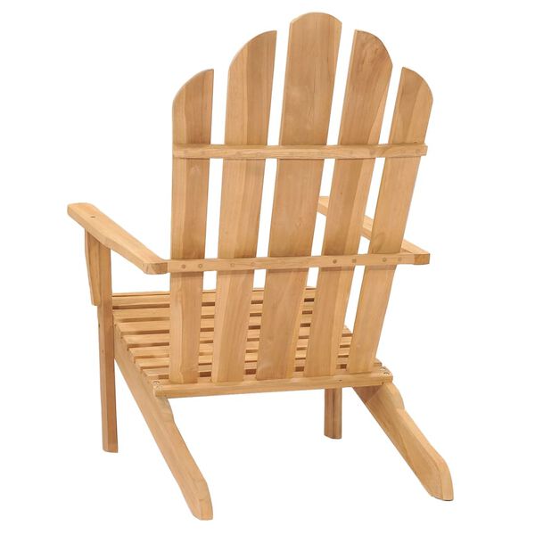 vidaXL Silla Adirondack de madera de teca maciza