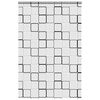 vidaXL Estor enrollable para ducha casete tela 150x240 cm ancho 146 cm