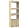 vidaXL Aparador alto madera de ingenier&iacute;a roble Sonoma 63x33x180 cm