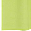 vidaXL Cortinas de gasa con trabillas 2 uds. verde manzana