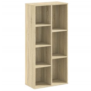 vidaXL Estanter&iacute;a de madera de ingenier&iacute;a roble Sonoma 50x25x105 cm
