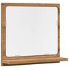 vidaXL Espejo mueble ba&ntilde;o madera ingenier&iacute;a roble artisan 40x11x37 cm