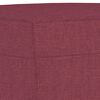 vidaXL Juego de sof&aacute;s con cojines 3 piezas tela rojo tinto
