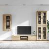 vidaXL Conjunto de mueble de TV con caj&oacute;n FLORIN Roble Sonoma
