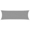 vidaXL Toldo Vela 2 x 6 m HDPE Rectangular Antracita y Blanco