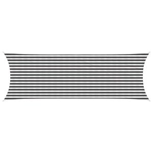 vidaXL Toldo Vela 2 x 6 m HDPE Rectangular Antracita y Blanco