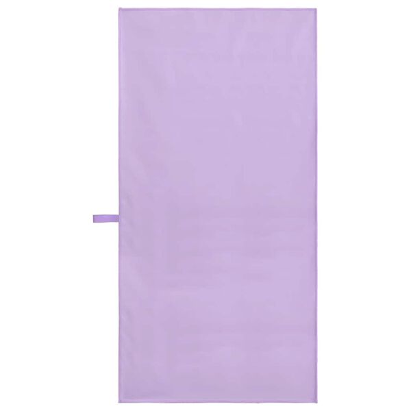 vidaXL Toallas Deportivas 2 pcs Morado 100 x 50 cm