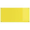 vidaXL Salpicadero de cocina Amarillo 120 x 60 cm vidrio templado