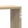 vidaXL Estante cubo de pared 5 compartimentos madera roble Sonoma