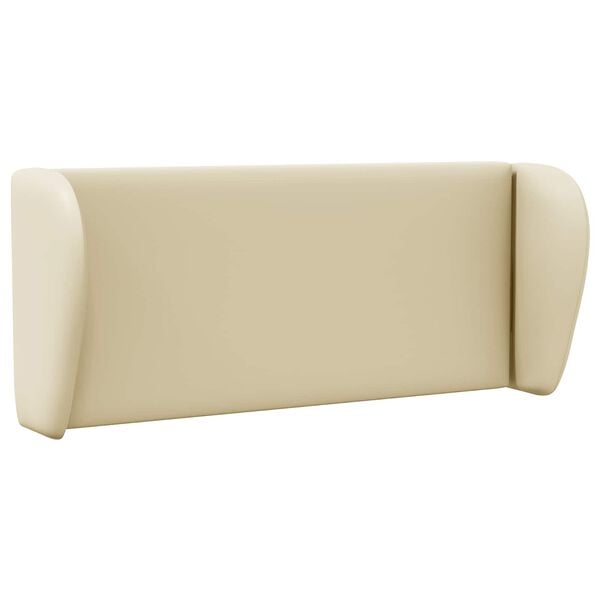 vidaXL Oreja de cabecero Crema 40 x 23 x 6 cm PVC