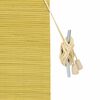 vidaXL Estor enrollable con cortinas Amarillo 150 x 160 cm Bamb&uacute;