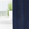 vidaXL Cortinas opacas 2 pcs Azul Oscuro 140 x 225 cm Terciopelo