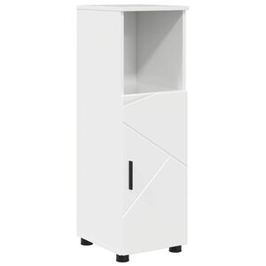 vidaXL Gabinete de Ba&ntilde;o con almacenamiento brillante 30 x 35 x 95 cm