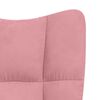 vidaXL Sillón de relax de terciopelo rosa