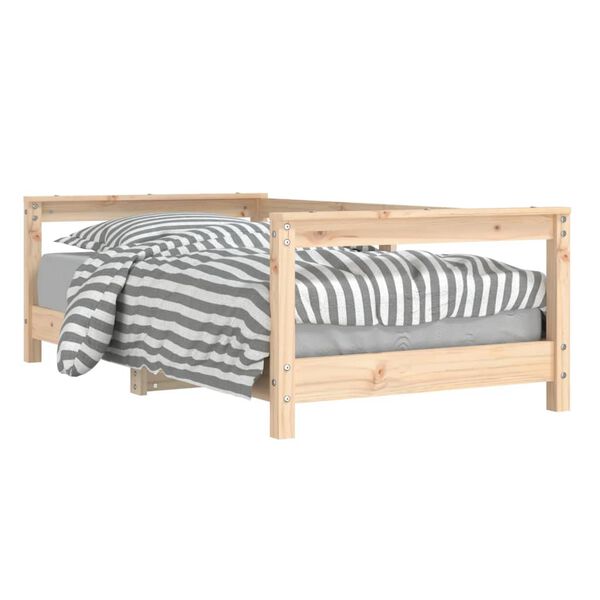 vidaXL Estructura de cama para ni&ntilde;os madera maciza de pino 70x140 cm