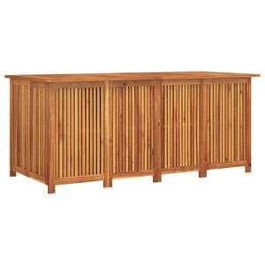vidaXL Caja de almacenaje de jard&iacute;n madera maciza acacia 200x80x75 cm